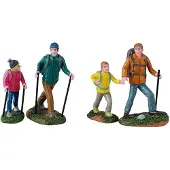 Lemax Father And Daughter Hikers Vail Village Collection 2024