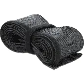 DeLOCK Vlechtkabel met klittenbandsluiting, 5 meter x 19 mm, zwart, gevlochten, polyester, zwart, 1 stuk
