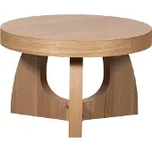 Woood Tala Bijzettafel - MDF Fineer - Naturel - 35x55x55