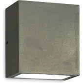 Ideal Lux LED-wandlamp buiten Argo, alu / grijs / zink, metaal, Modern, LED wandlamp buiten