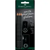 Faber-Castell grafietpotloden set - Grip 2001 - B - zwart - FC-217059