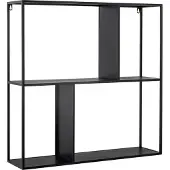 Bloomingville Mack plank, zwart, metaal