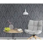 Rasch GRIJS ZILVER BAROK BEHANG 313932