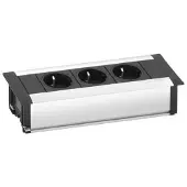 Evoline Wandcontactdoos Framedock Small zilver