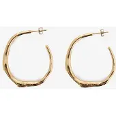 Sissy-Boy Gold plated irregular hoops
