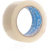 GEKO Transparante verpakkingstape - elastisch, kleefkrachtig, vochtbestendig - 48mm x 90m - 6 stuks