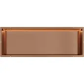 Guido Gusto Copper RVS Inbouwnis 30x90x10cm met tegelflens en RGB verlichting