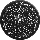 vidaXL Tuintafel 90x90x74 cm gietaluminium zwart