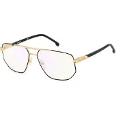Carrera 1141 58/15/145 Matte zwart goud Metalen monturen MAN 1141