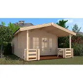 Weka Tuinhuis Met Overkapping 137 Type B Gr2 380x580cm