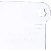 3M Reserve-vizier | polycarbonaat helder | 2-mm (230 x 370 mm) | 1 stuk - 7100016704 7100016704