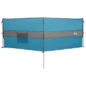 vidaXL Windscherm camping waterdicht 344x120 cm blauw