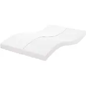 vidaXL Schuimmatras 7 zones hardheid 20 ILD 140x220 cm wit