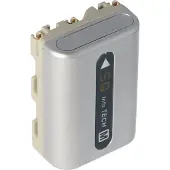AccuCell batterij, geschikt voor Sony NP-QM50, Sony NP-QM51, zilverkleurig