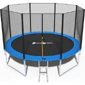 Viking Choice Trampoline Blauw 366 cm - Inclusief Veiligheidsnet & Ladder