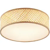 QAZQA Oosterse plafondlamp bamboe naturel 40cm - Tremmo