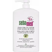 Sebamed Emulsion Without Soap With Olive Oil 1000ml Transparant Kinderen