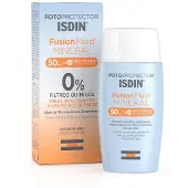 Isdin Fusion Fluid Mineraal Photobescherming 0% Chemische Filters Spf50+ 50 ml