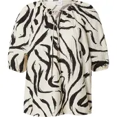 Vila Blouse 'VIClo' beige / zwart