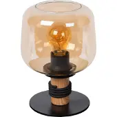 Lucide ILONA - Tafellamp - Ø 18 cm - 1xE27 - Amber