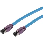 S-Conn Premium S/FTP CAT8.1 40 Gigabit netwerkkabel / blauw - LSZH - 7,5 meter