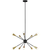 FEISS LED Kroonluchter | 3W 3000K 3000Lm 830 | Dimbaar | Midnight Black