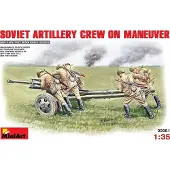 MiniArt - Soviet Artillery Crew On Maneuver (Min35081) - modelbouwsets, hobbybouwspeelgoed voor kinderen, modelverf en accessoires