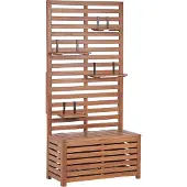 Beliani MATINO - Tuinbank - Lichte houtkleur - Acaciahout