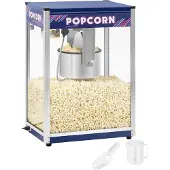 Royal Catering Popcornmachine blauw - 16 ons - XXL