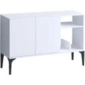Hannah Home Console Emerald 120x80x40 | Melamine gecoat | Wit