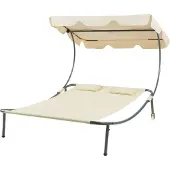 Casa.pro Ligbed Avigliano tweepersoons 200x173x146 cm antraciet en beige