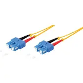 S-Conn Duplex Patchkabel SC/SC 9/125µ, OS1/OS2 gelb 15m