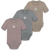 Normani Rompertje/body donkerbeige / smoky blue / mauve