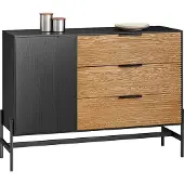 SoBuy Buffet Bas 1 Porte 3 Tiroirs 114x40x83 cm