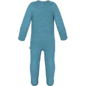 Normani Rompertje/body blauw / wit