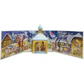 Richard Sellmer Verlag 3D-panorama adventskalender, Kapellenplatz, nostalgie uit 1956