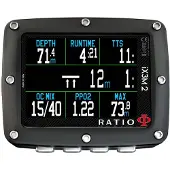 Ratio Ix3m2 Pro Dive Computer Zwart