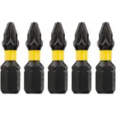 DeWalt Schroefbits - Extreme Impact Torsion - Pz2 Impact - 25mm - 5 Stuks