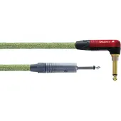 Cordial Ecohemp PR-SILENT 6 m Recht - Gebogen Instrumentkabel