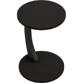 En.casa Bijzettafel Holeby rond 56xØ38 cm zwart mat []