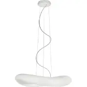 Stilnovo Hanglampe , Mr. Magoo, dimbare, Wit, Woonkamer, Kunststof, Designer