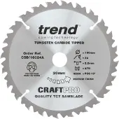 Trend cirkelzaagblad 160x20mm 24T