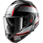 Shark Oxo Sikter Zwart Chrome Zilver KUS Systeemhelm Maat XS