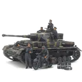 Tamiya Modelbouwpakket Militaire voertuigen - 25209 Panzerkampfwagen IV Ausf G. Early Production - Motorcycle Eastern Front Plastic - 1:35 - Modelbouw