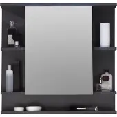 Trendteam badkamerspiegelkast Tetis, grafietdecor/grafiet, 72 x 76 x 20 cm