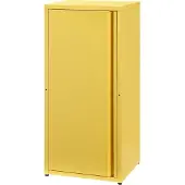 En.casa Metalen kast Burlöv 88x40x35 cm geel []