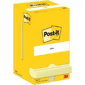 Post-It notes geel 76 x 76 mm (12 stuks)