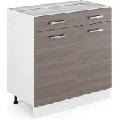 Vicco R-Line Keukenonderkast – 80 cm zonder werkblad Edel grijs