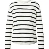 s.Oliver Sweatshirt zwart / wit
