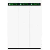 Leitz Map accessoires, Rugetiket voor hangmappen, 61 x 279 mm lang, breed, grijs, geschikt voor LEITZ hangmappen of
